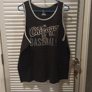 Majestic  Chicago white Sox men's training tank top jersey. Size XL
